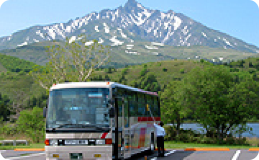 観光バスの写真